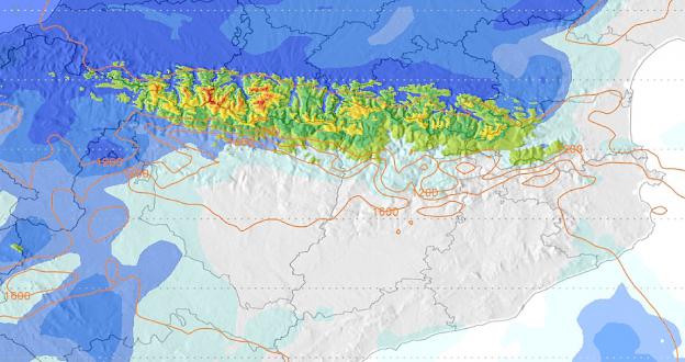 El fin de semana traerá nieve el sábado y cielos soleados acompañados de viento el domingo