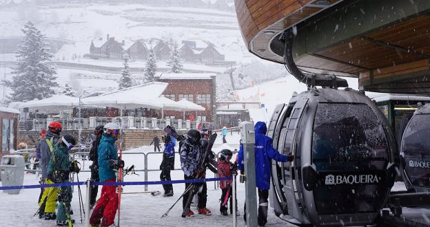 Baqueira Beret despide las Navidades con hasta 80 cm de nieve recién caída