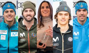 5 "magníficos" RFEDI compitiendo en copas del mundo FIS de alpino, snowboard, freeski y fondo