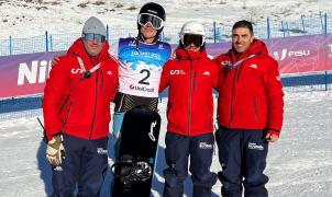 Bernat Ribera se cuelga la plata en Snowboardcross en la Universiada de Torino