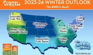 "The Farmers' Almanac" prevé otro invierno con mucha nieve. ¡Y el año pasado no falló!