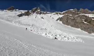 Vídeo: Un alud en Courchevel alcanza a una familia, afortunadamente salen ilesos