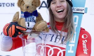 La suiza Camille Rast brilla en el slalom de Killington y encabeza la general