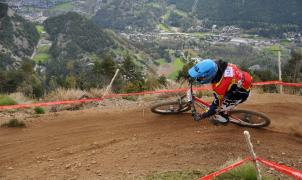 Se celebra una competida Copa Catalana de Descenso en el Vallnord Bike Park La Massana