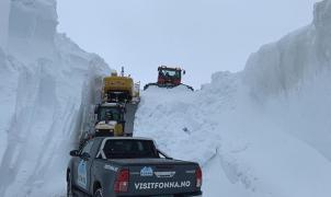 Fonna confirma su apertura para el 1 de mayo con una base de nieve acumulada de 12 metros