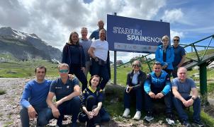 Jaca recibe al presidente de la IBU para la reunión anual de biatlón