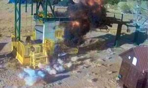 Un proyectil de Hezbollah destruye un telesilla de la estación de esquí del israelí monte Hermón