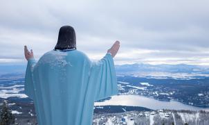 Polémica por las estatuas religiosas en las pistas de esquí de Estados Unidos