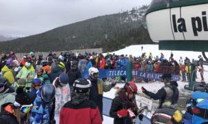 Un sábado complicado en las estaciones de La Molina y Masella