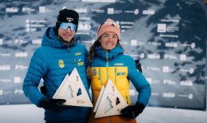 Oriol Cardona y Ana Alonso conquistan el oro en el estreno Relevos Mixtos olímpicos en Andorra