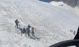 Accidentado fin de semana en el Pirineo aragonés: 10 rescates realizados, tres de ellos en el Aneto