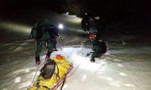 Un montañero rescatado "in extremis" en Sierra Nevada