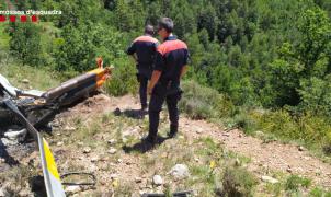 Fallecen dos personas en un accidente de un helicóptero cerca de La Seu d’Urgell