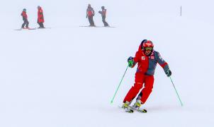 El equipo de esquí alpino austriaco vuelve al entrenamiento en el glaciar de Kaunertal 