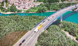 Momento clave para la C-16 entre Berga y Bagà para ir a las estaciones de esquí de la Cerdanya