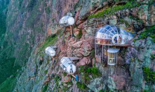 Airbnb para los más “colgados” a 388 euros la noche en el Valle Sagrado de Perú