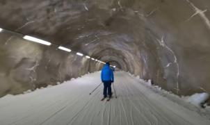 ¿Has esquiado dentro del túnel esquiable más largo del mundo? No está tan lejos