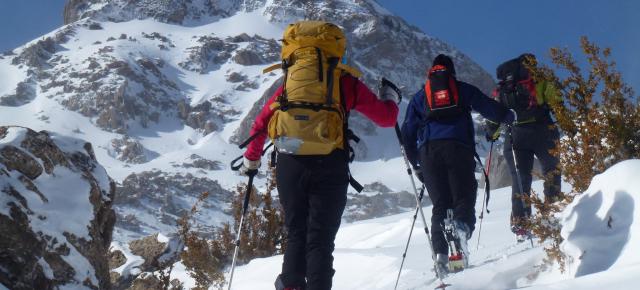 Aspe, Bisaurín, Lecherín y Bernera. Pirineos. Esquí de montaña