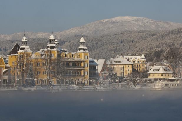 Panorámica del pueblo de Gerlitzen, Carinthia