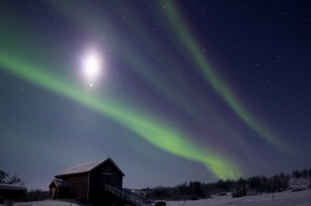 Aurora en Finlandia Laponia