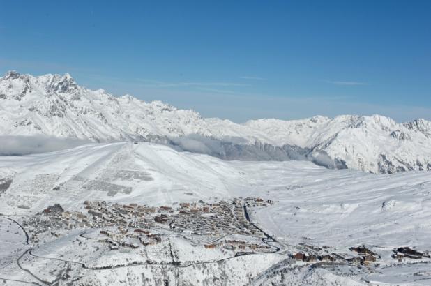 Aspecto de la estación de Alpe d'Huez