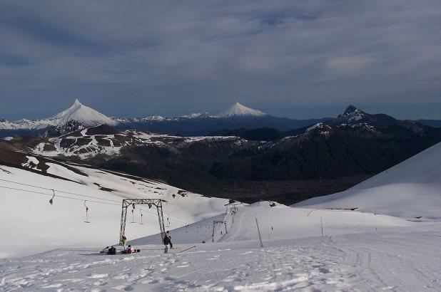 Imagen del Centro de Ski Antillanca, ubicado realizada en la Décima Región de Los Lagos. Crédito imagen Felipe Barriga Richards 