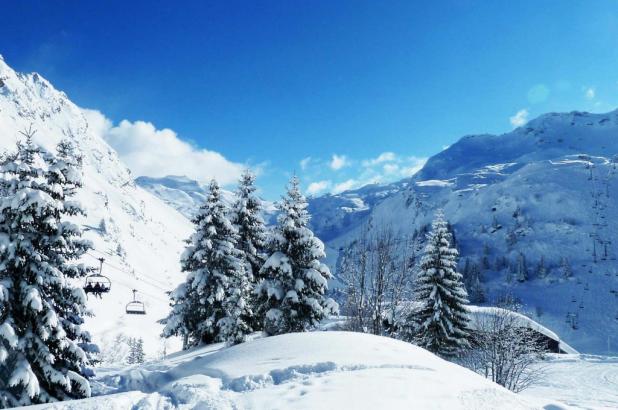 Imagen de la estación de esquí de Avoriaz en la Alta Saboya