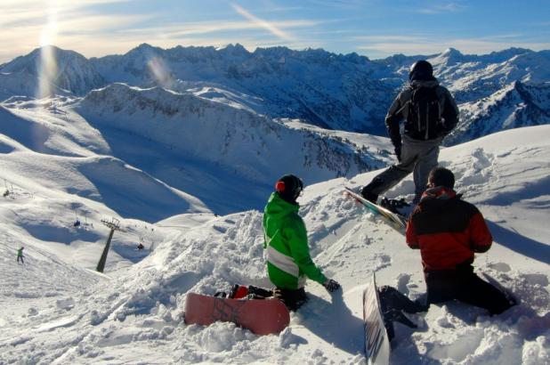 Imagen de Baqueira Beret durante el mes de febrero 2014