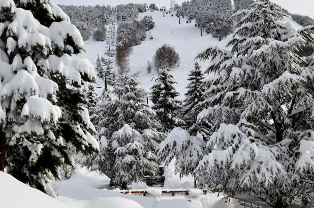 Fabuloso aspecto de Baqueira después de las nevadas de finales de enero principios febrero 2015