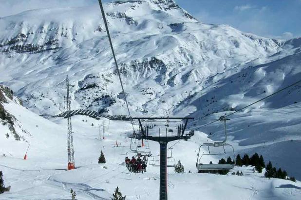 Bonita imagen de Cerler, la estación de Benasque