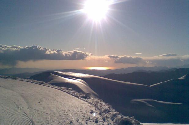 Hermoso paisaje en Corno alle Scale