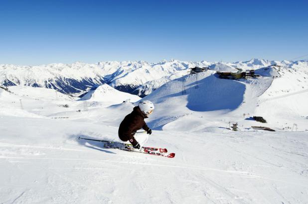 Esquiando en Davos-Klosters