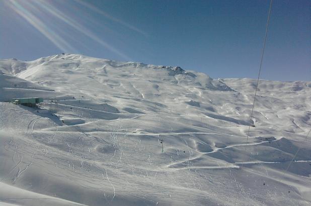 Dizin Ski Resort en Tehera, Irán