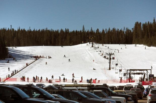 Esquiando en Eldora Mountain