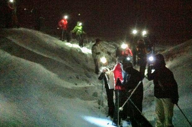 Excursión raquetas nocturna