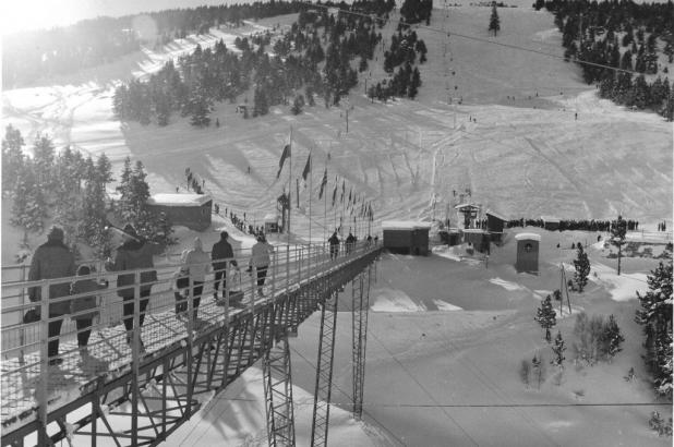 Imagen retro de Soldeu en Grandvalira 