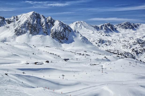 Estación de esquí de Grandvalira zona Grau Roig