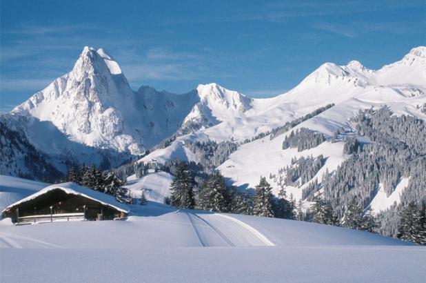 Precioso paisaje en Gstaad Rougemont Saanen