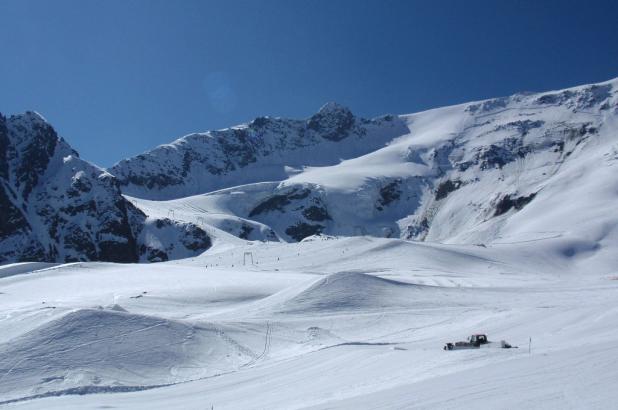 vista del glaciar de Kaunertal en el Tirol