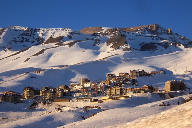 Imagen del centro de esqui de La Parva en Chile