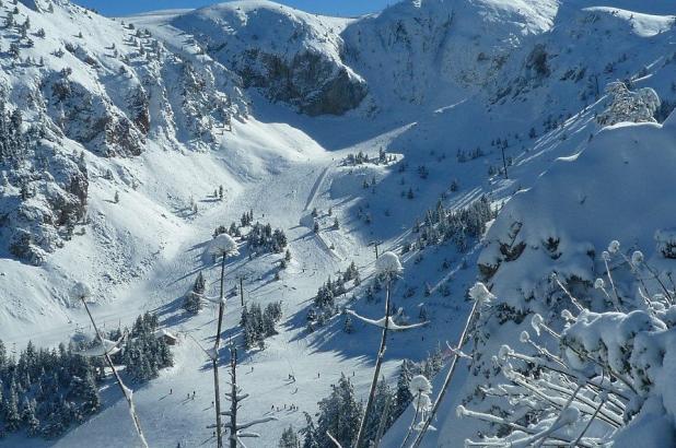 Vista de la zona Coma Pregona después de la nevada del 20 de enero del 2013