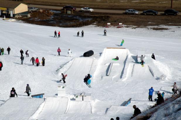 Snowpark en Mission Ridge