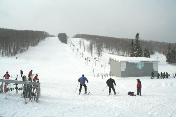 Esquiando en Mont Biencourt