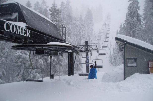 Nevando en Mt. Ashland