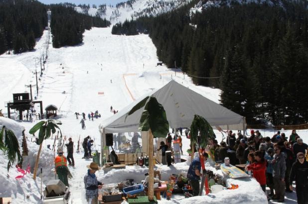 Ambiente veraniego en Mt. Hood Skibowl