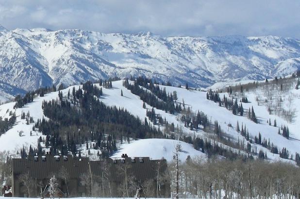 Paisaje nevado en Powder Ridge