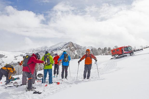 Snowcat con Ruby Mountain