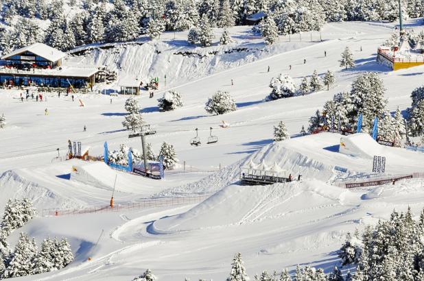 Imagen del Snowpark de Soldeu