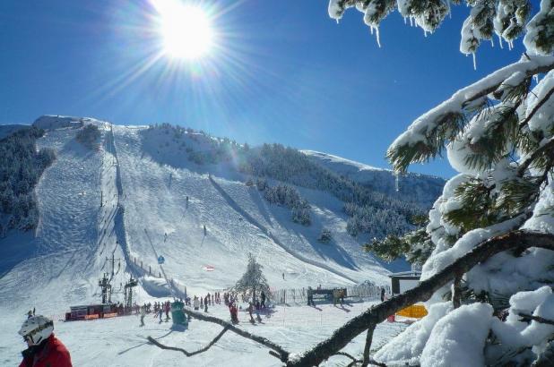 Vista de la Tosa después de la nevada del 20 de enero del 2013