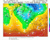 Vaguada internandose en la península Ibérica este fin de semana.